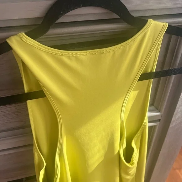 Sunday Best Vibrant Yellow green Mini Dress - Picture 4 of 7